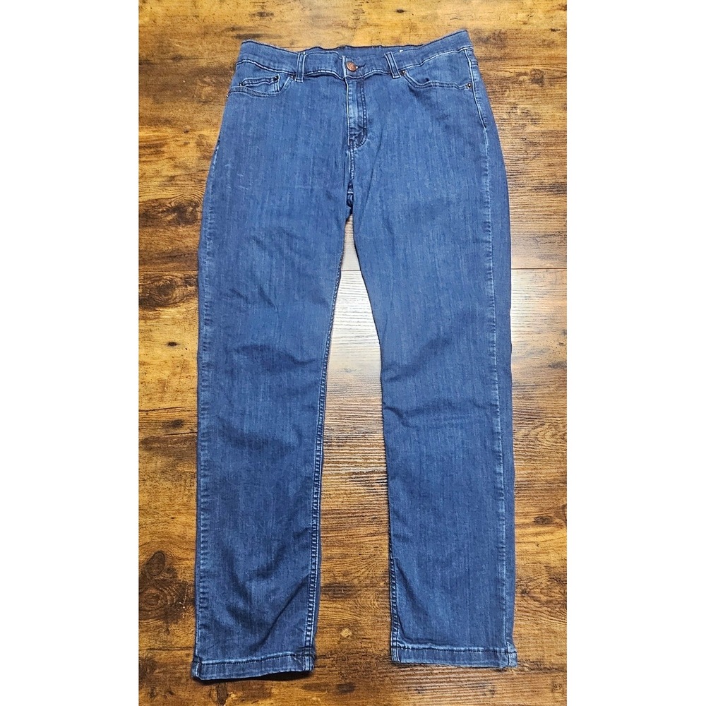 Mugsy Studio Blues Mens 36x30 Straight Leg Performance Stretch Jeans Blue